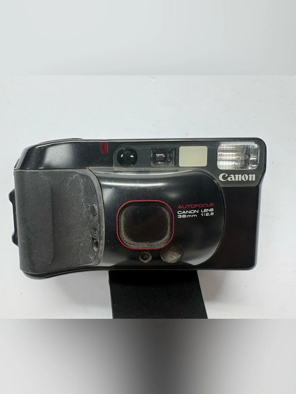 Canon Sure Shot Supreme 38mm 2.8 Lens Point & Shoot Film Camera Black